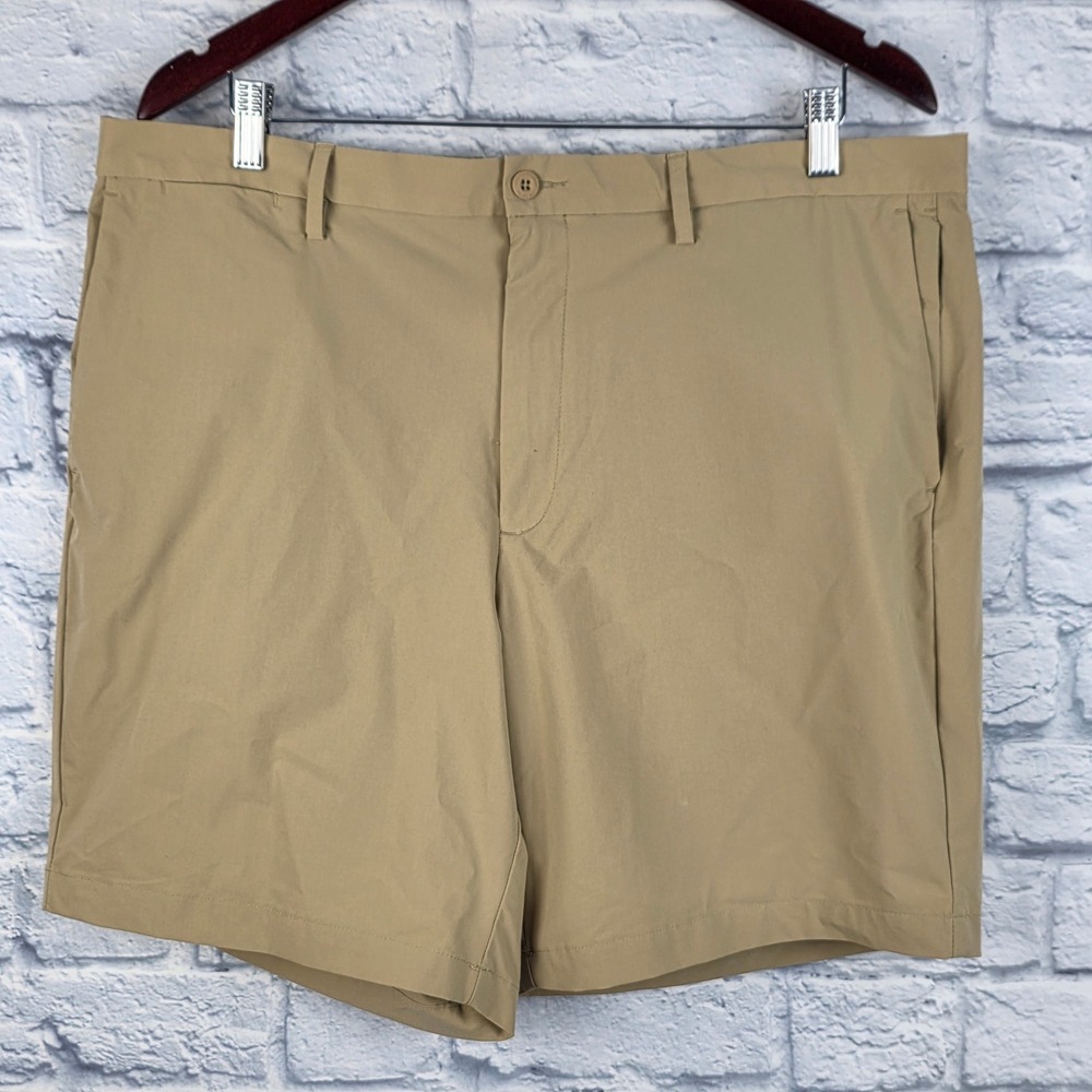 Polo Ralph Lauren Mens Straight Performance Stretch Golf Shorts Tan Khaki Sz 38